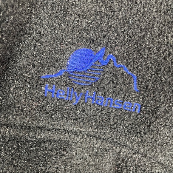 Vintage HELLY HANSEN Jacket Women's Large Black Full Zip Thick Fleece Outdoor - Picture 8 of 13